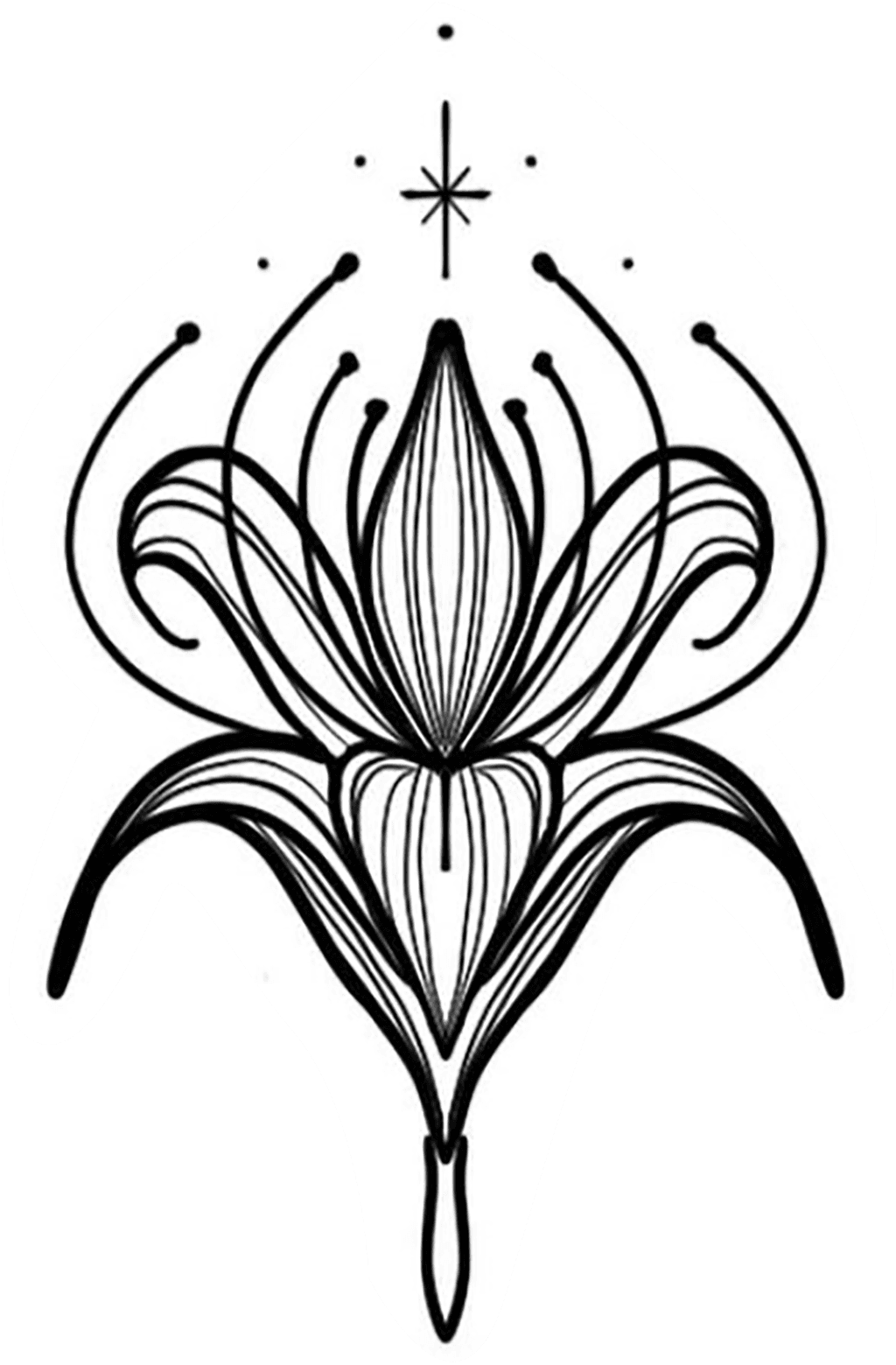 Art Nouveau Flower4